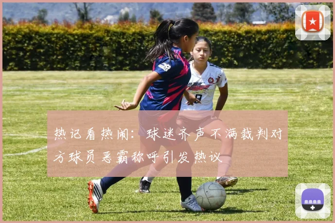 热记看热闹：球迷齐声不满裁判对方球员恶霸称呼引发热议